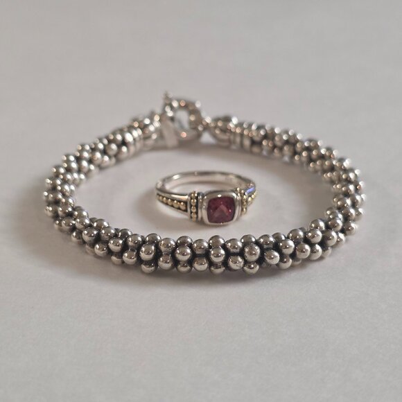 NWOT LAGOS Rhodolite Garnet Ring - Picture 4 of 14